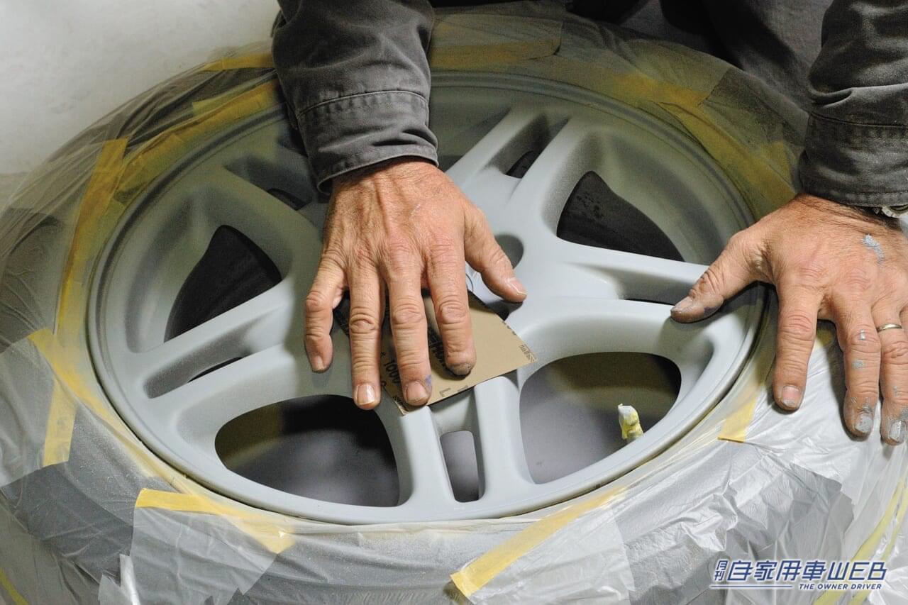 |やってみたら、予想以上に上手にできました! 純正ホイールのカラーチェンジ、大満足レポート