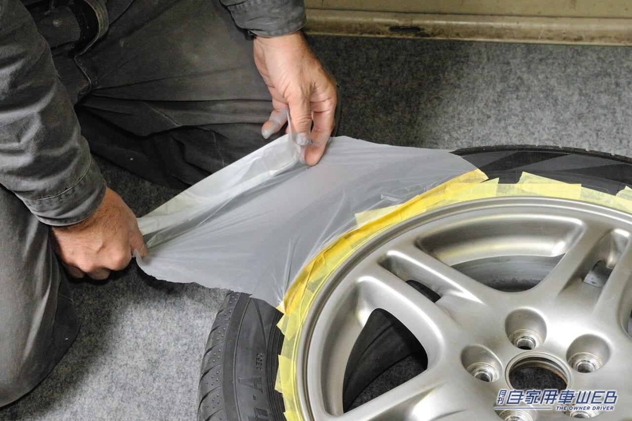 |やってみたら、予想以上に上手にできました! 純正ホイールのカラーチェンジ、大満足レポート