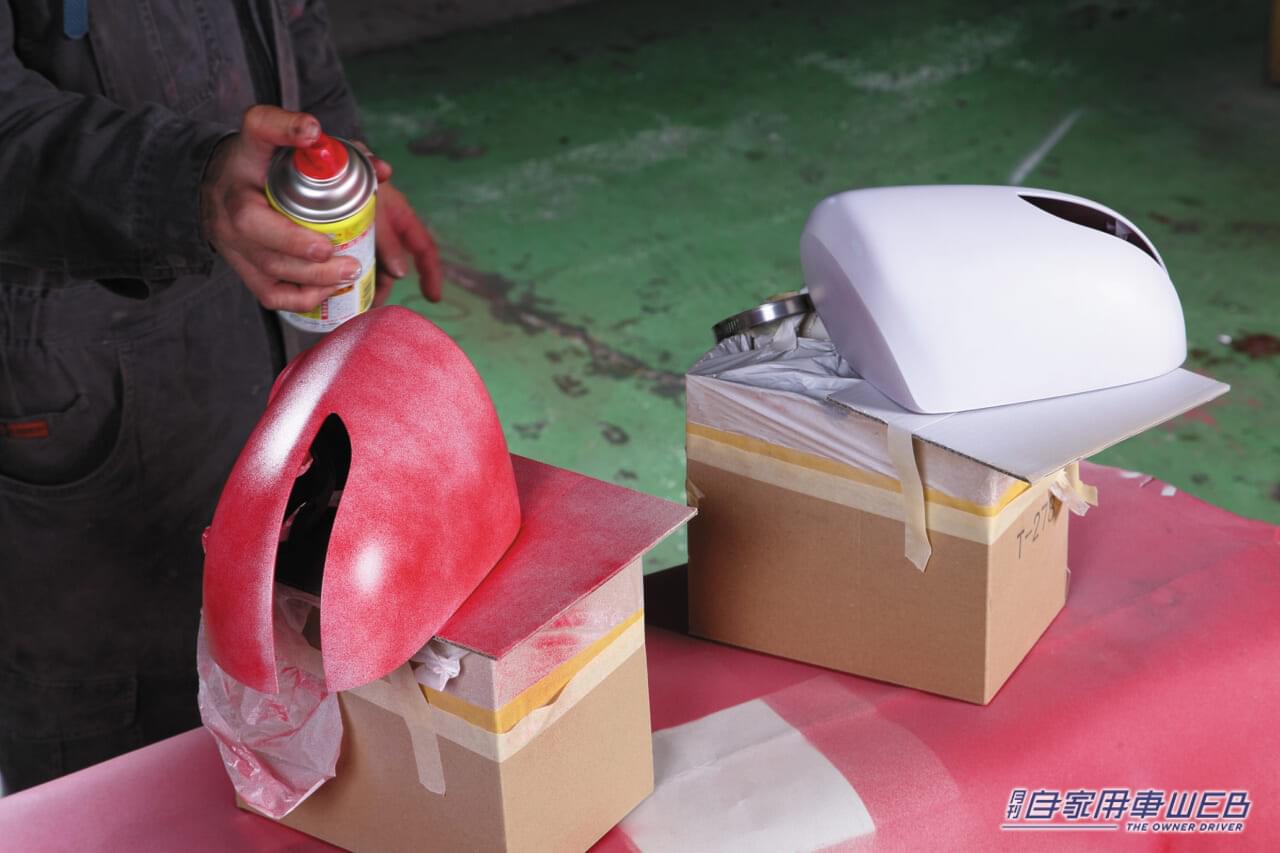 |作業のポイントは塗装クリア層の処理にあり! ボロボロのドアミラー、分解掃除のすゝめ