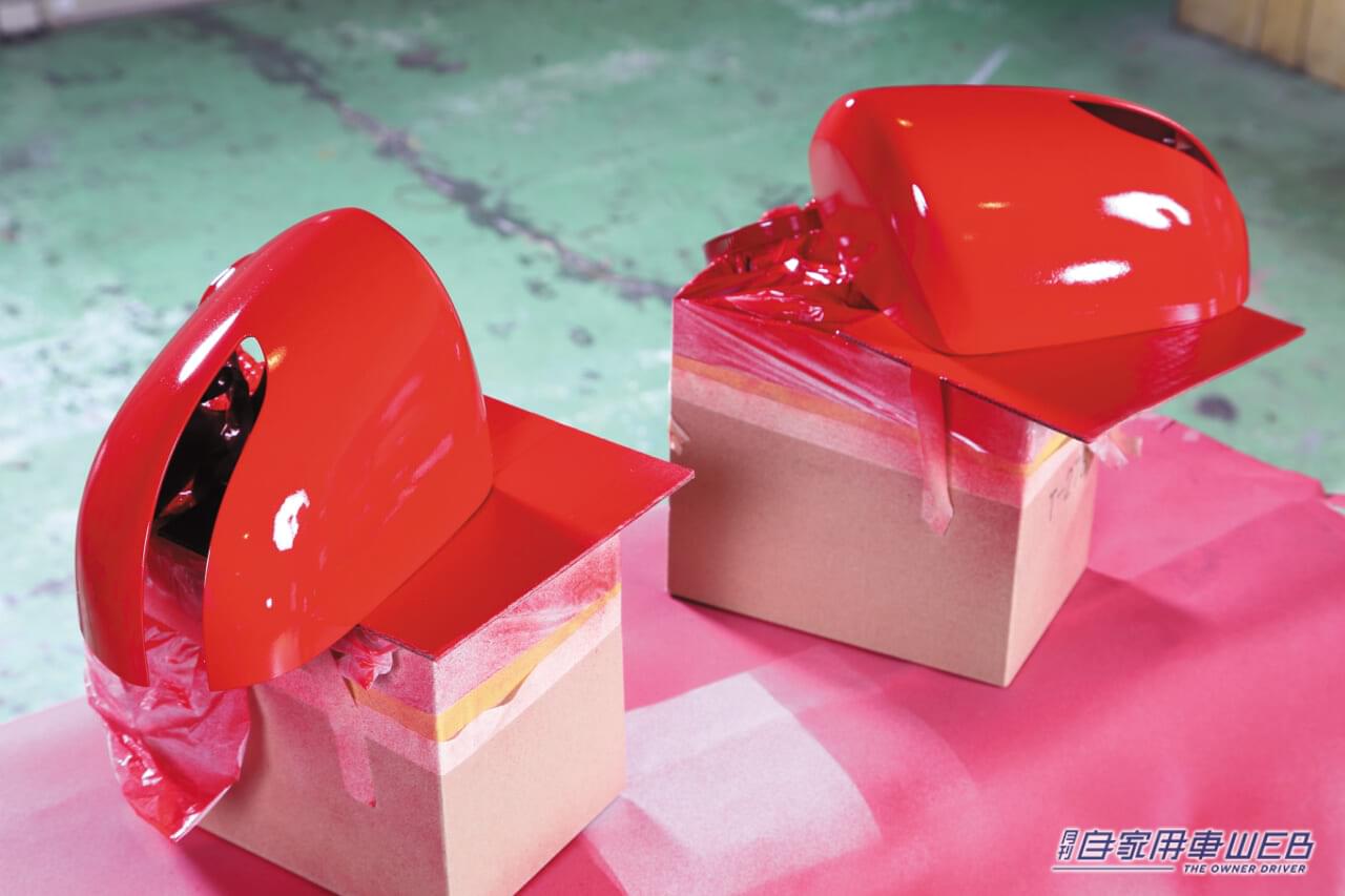 |作業のポイントは塗装クリア層の処理にあり! ボロボロのドアミラー、分解掃除のすゝめ