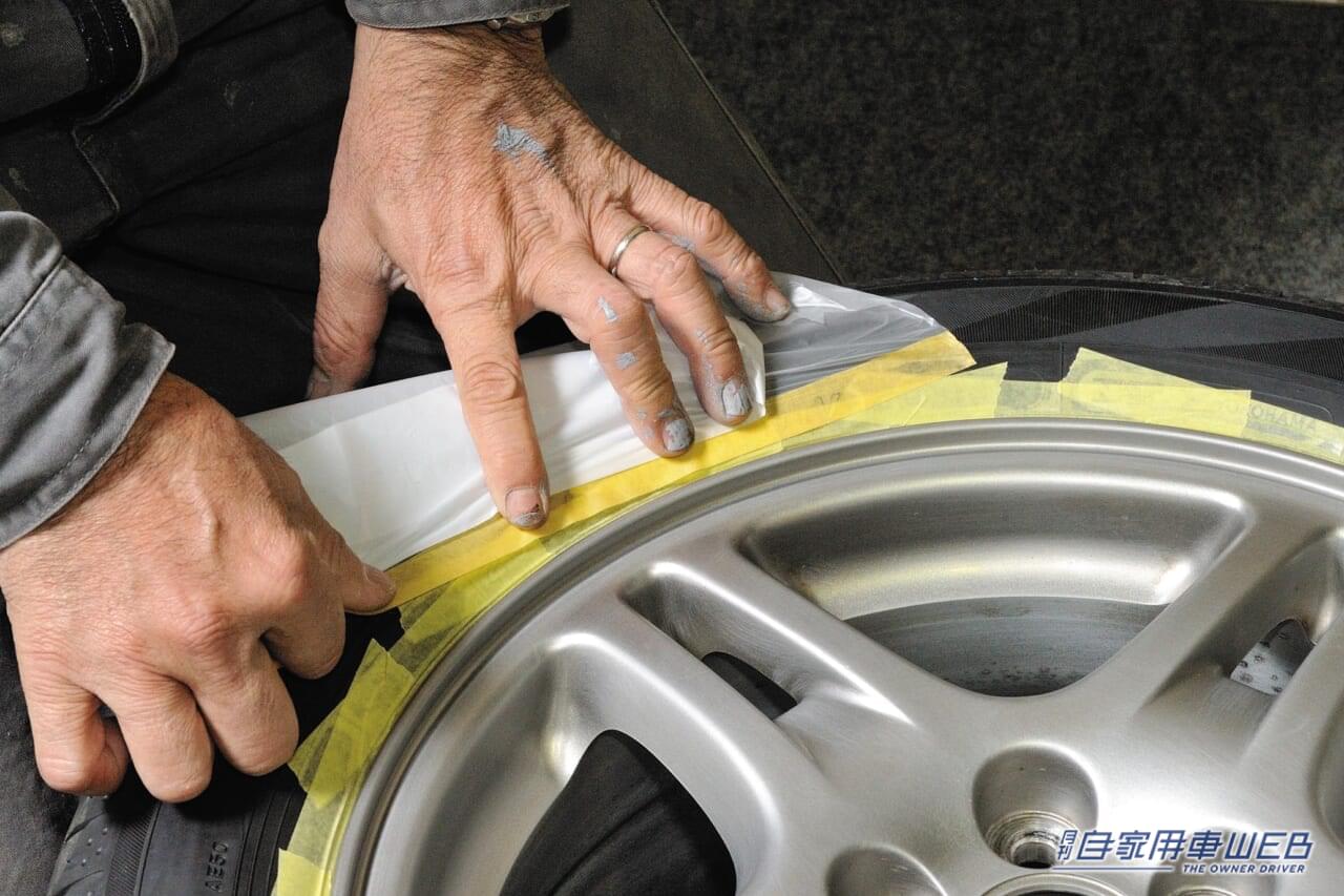 |やってみたら、予想以上に上手にできました! 純正ホイールのカラーチェンジ、大満足レポート