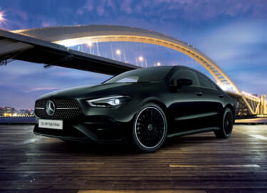 メルセデス・ベンツ日本、通常モデル未設定の外装色「ナイトブラック」を採用した、特別仕様車「CLA 180 Night Edition」を発売