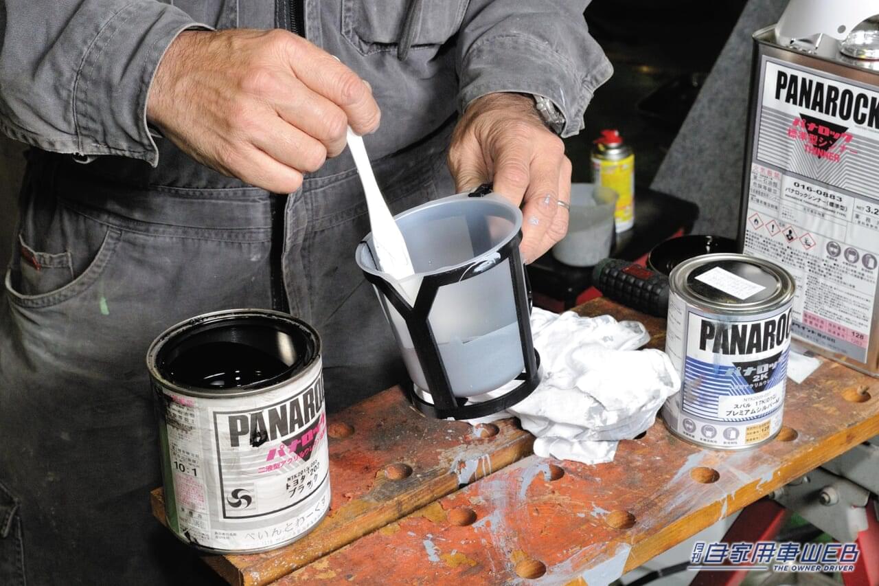 |やってみたら、予想以上に上手にできました! 純正ホイールのカラーチェンジ、大満足レポート