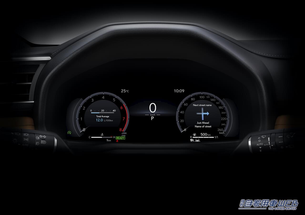 |レクサス、新開発ハイブリッドシステムを搭載した「LX700h」の世界初公開に伴い、ガソリンモデルの「LX」にも一部改良を実施