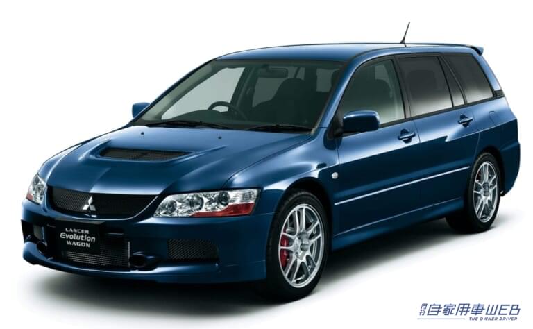 ミツビシ ランサーエボリューションワゴン|【正直驚き! 】ここまで値上がりすると思わなかった国産スポーツ5選:2000年代編