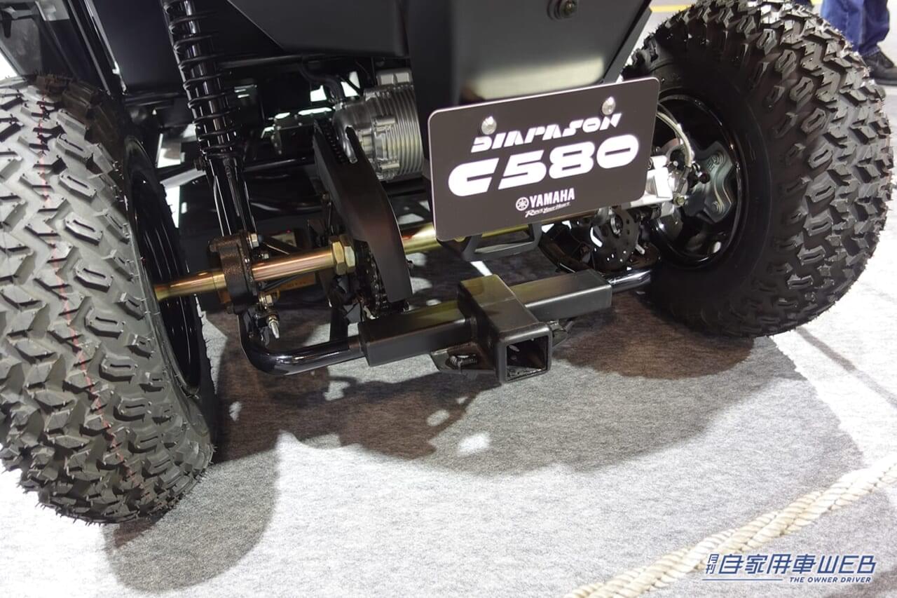 YAMAHA DIAPASON C580【CONCEPT MODEL】|「乗ってみたい!」畑で遊び回りたくなる4輪電動バギー:ヤマハ ディアパソンC580【JMSB2024】
