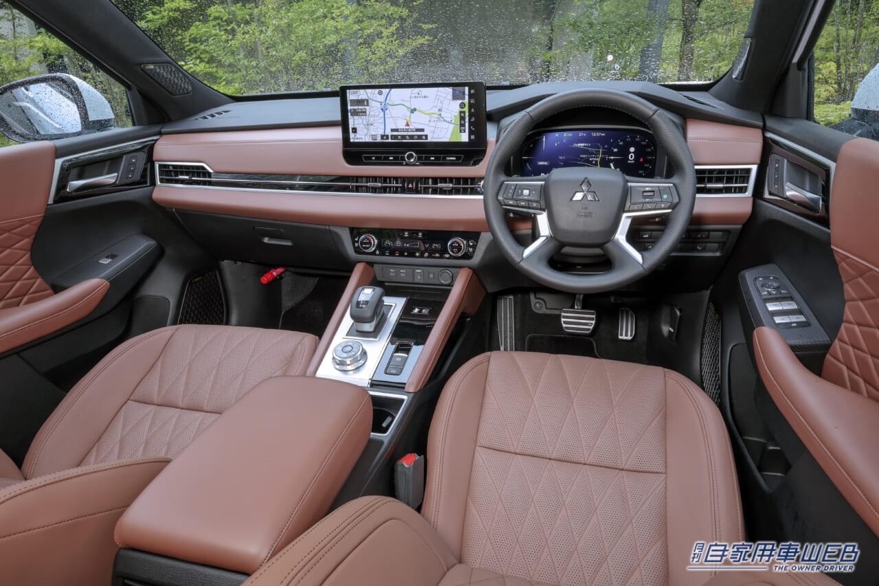 |三菱「アウトランダーPHEV」が”大幅改良”!内外装の変更やバッテリーの刷新に、サスペンションも最適化!