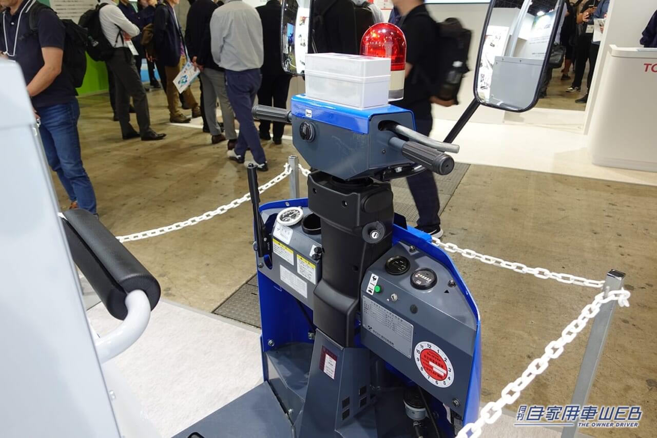 スズキ 水素燃料電池荷役運搬車|「なんかかわいい…」水素で運ぶ! スズキ 水素燃料電池荷役運搬車【JMSB2024】
