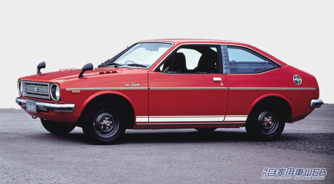 トヨタ パプリカスターレット1200SR(1973)|「あえて時代の潮流に抗った駆動方式」走りのリアリティを追い求め、若者を熱狂させた最後のFRコンパクト
