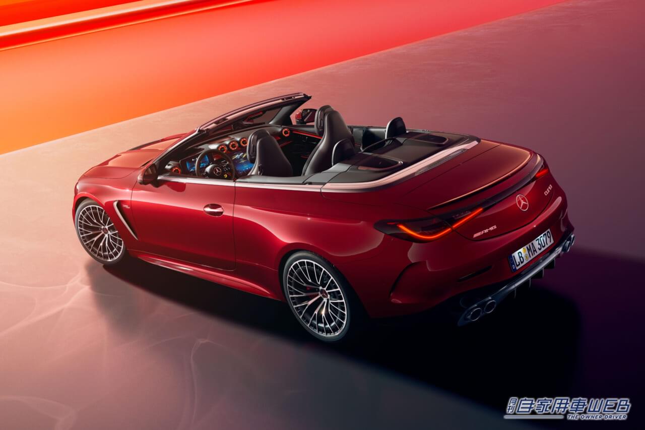 |優雅さ極まる高性能オープン4シーターが国内導入を発表「Mercedes-AMG CLE 53 4MATIC+ Cabriolet」