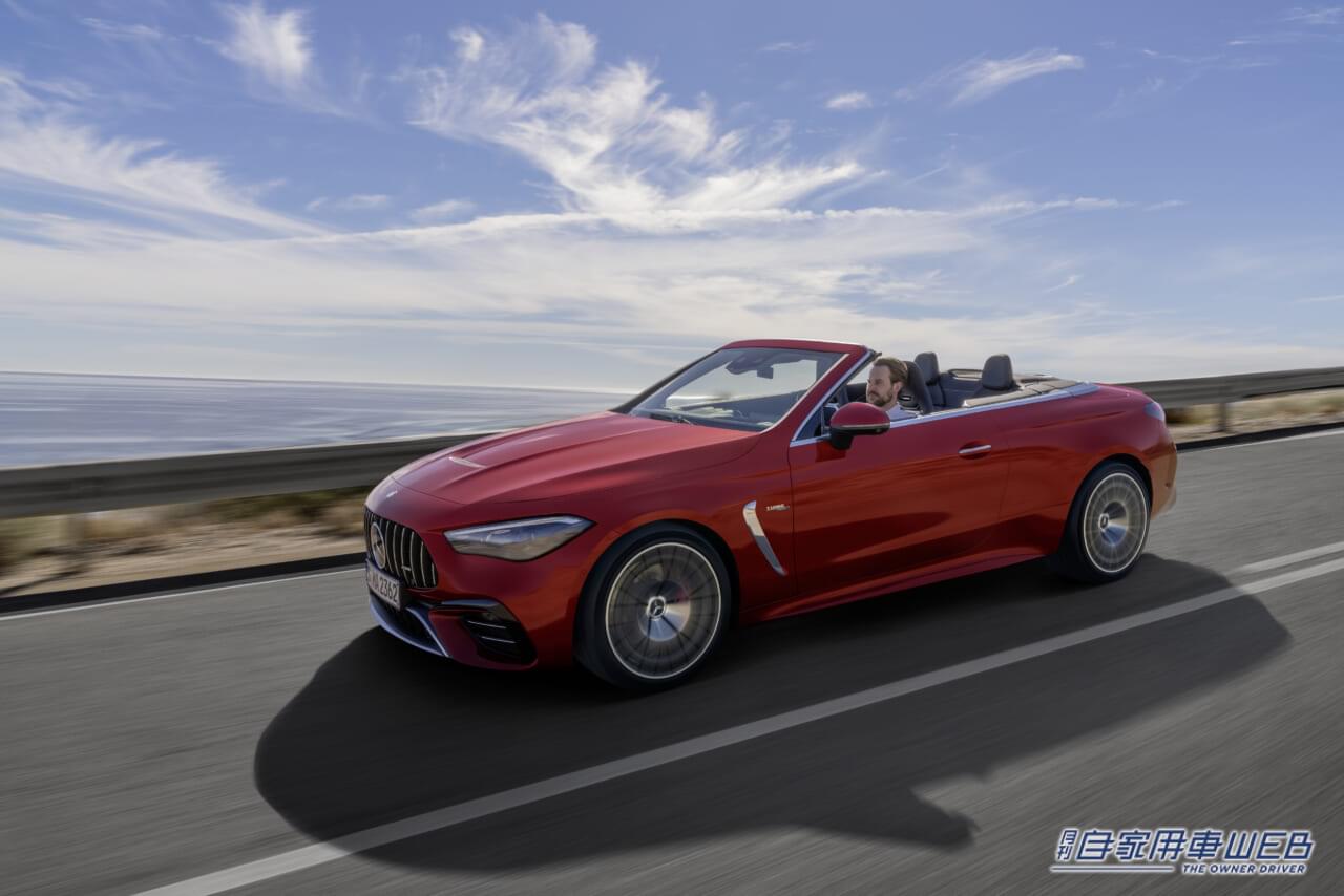 |優雅さ極まる高性能オープン4シーターが国内導入を発表「Mercedes-AMG CLE 53 4MATIC+ Cabriolet」