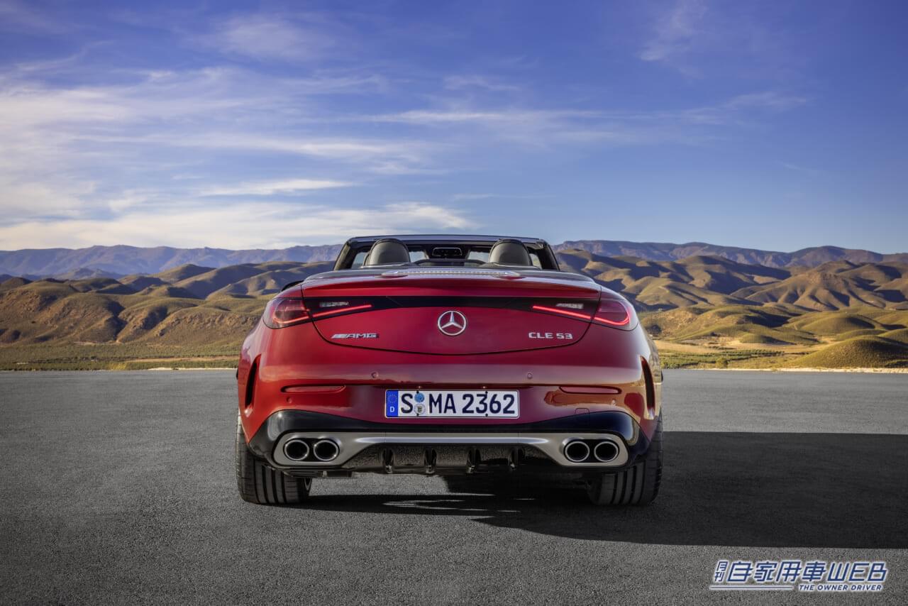 |優雅さ極まる高性能オープン4シーターが国内導入を発表「Mercedes-AMG CLE 53 4MATIC+ Cabriolet」