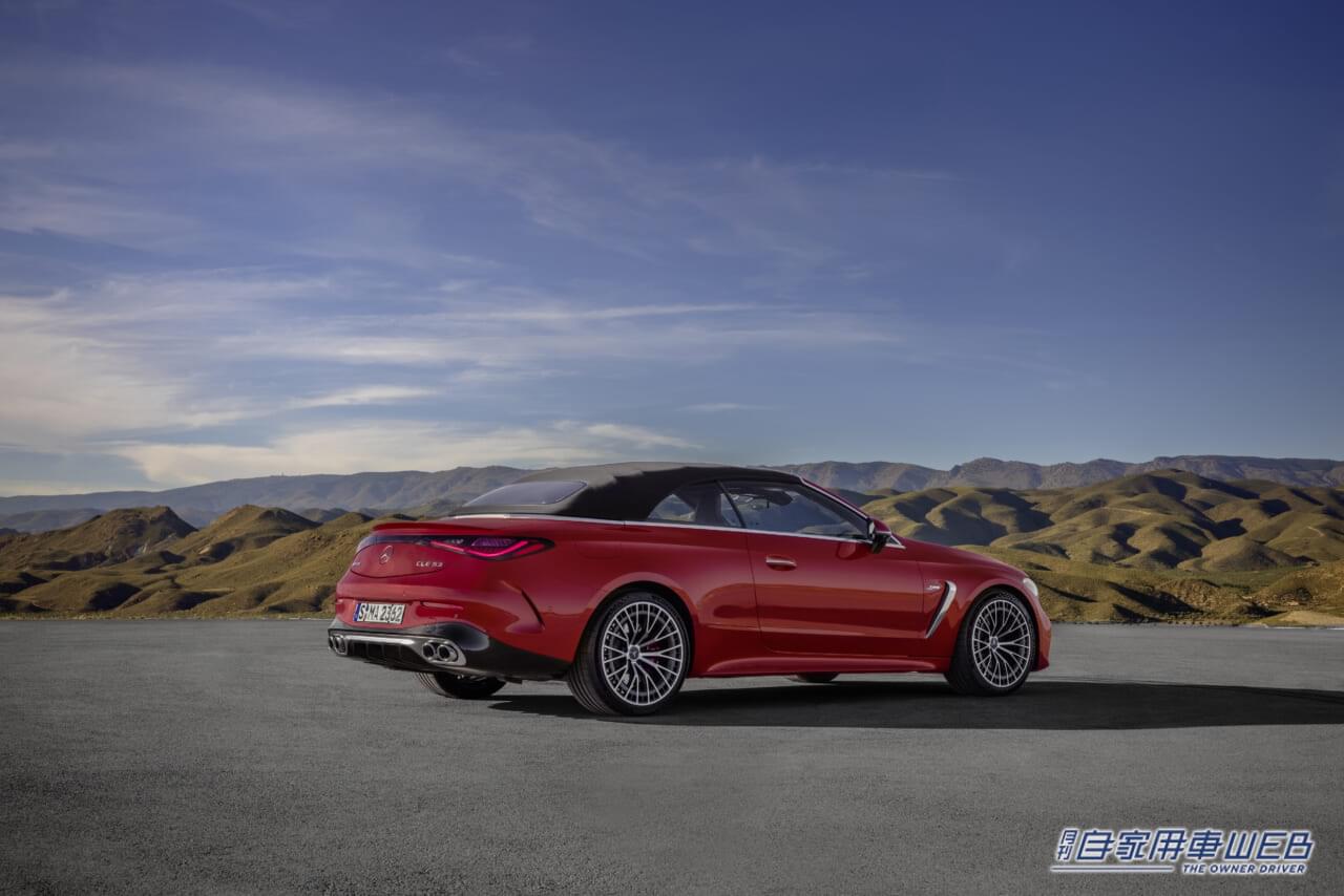 |優雅さ極まる高性能オープン4シーターが国内導入を発表「Mercedes-AMG CLE 53 4MATIC+ Cabriolet」