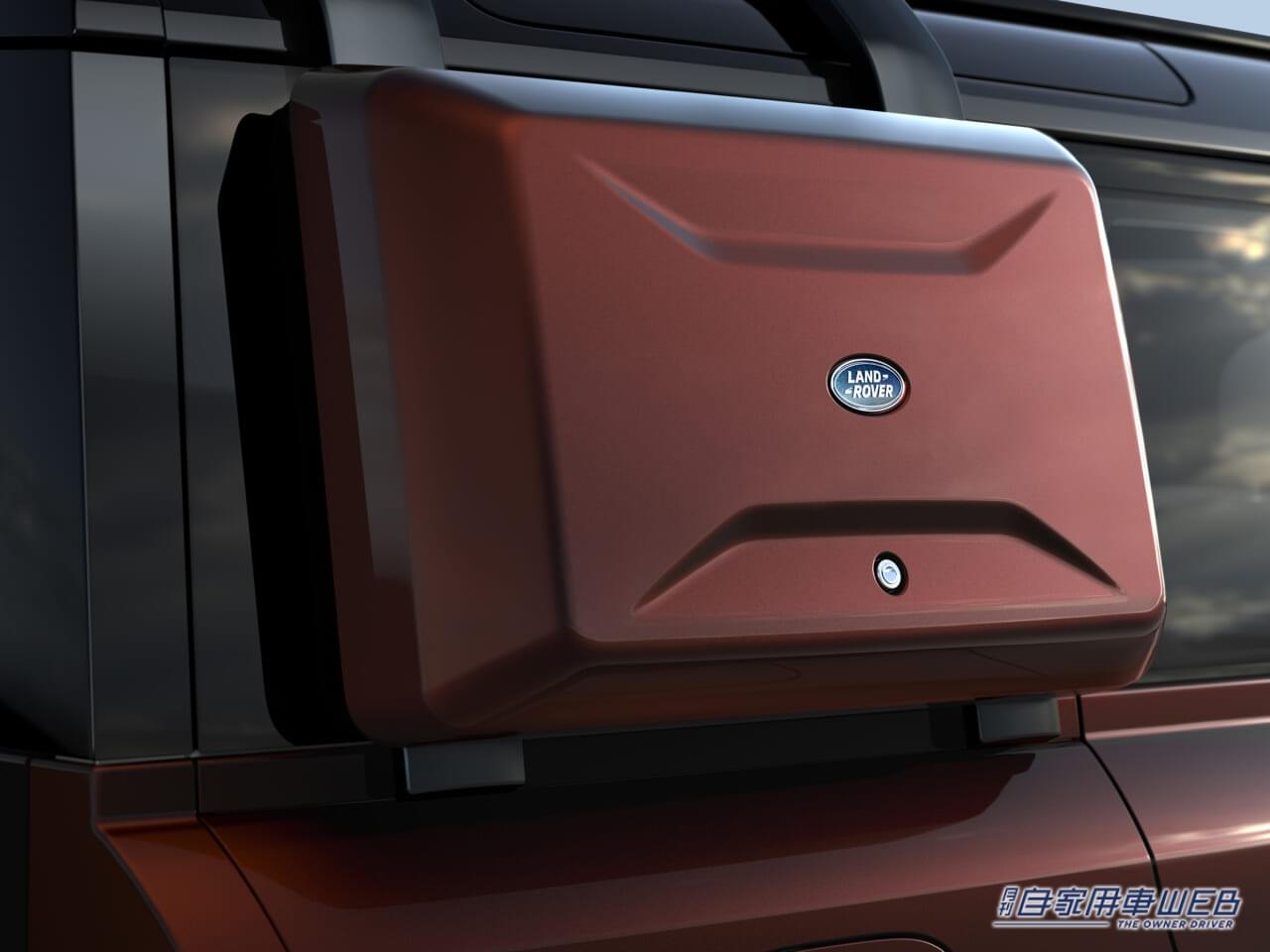 |専用アクセサリーで特別なスタイルに仕上げられた「DEFENDER 110 SEDONA EDITION」50台限定で受注開始