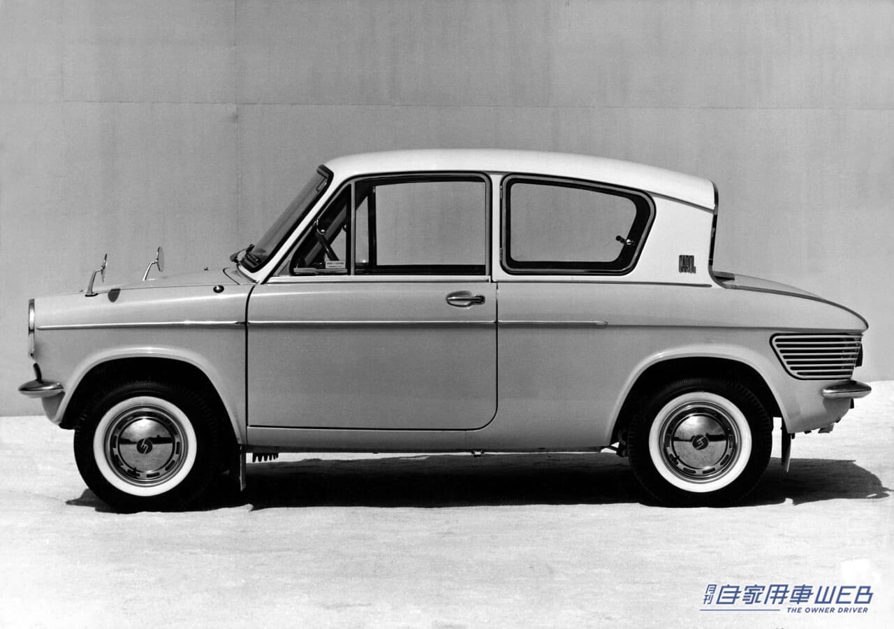 |斬新「超絶スタイリング」「”本物の“自動車の音がする」贅沢すぎるメカニズムも装備したマツダ キャロル(初代)