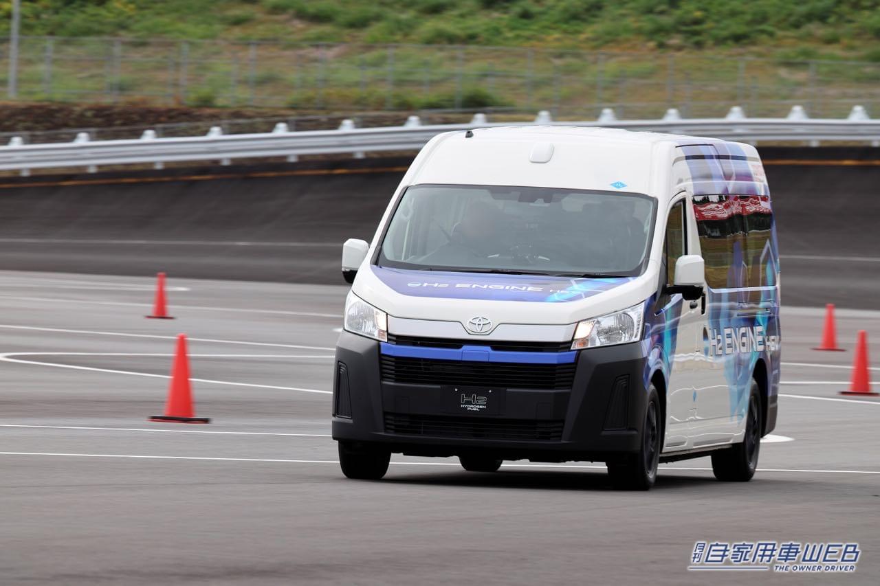 |すぐに売ってもいいくらいの完成度と滑らかな走り!水素エンジン+HEVのハイエースに乗った!!