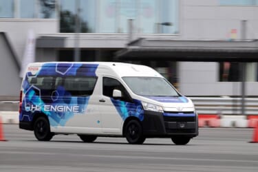 すぐに売ってもいいくらいの完成度と滑らかな走り!水素エンジン+HEVのハイエースに乗った!!