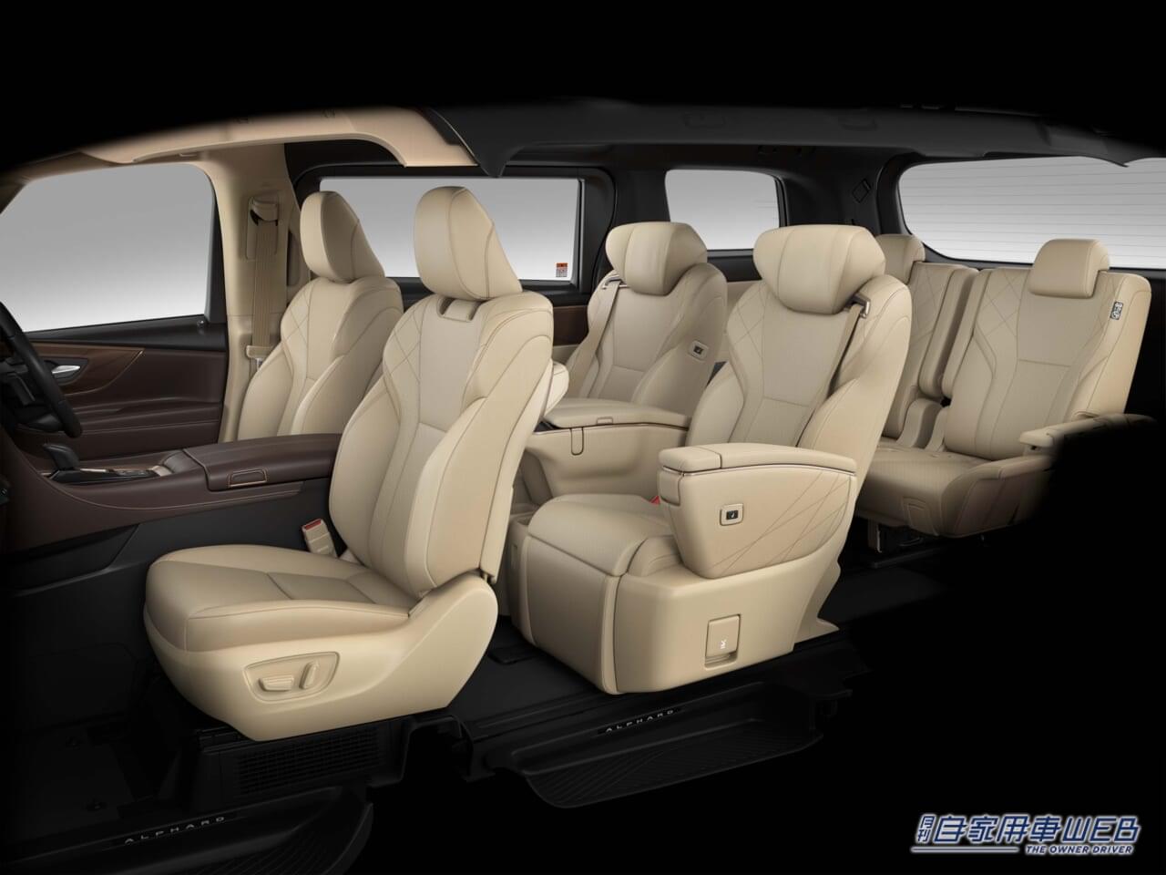 |「豪華すぎる最上級ミニバン」「充実の電動駆動にも注目」トヨタ、アルファード&ヴェルファイアにPHEVモデルを追加【一部改良で8人乗り車も設定】