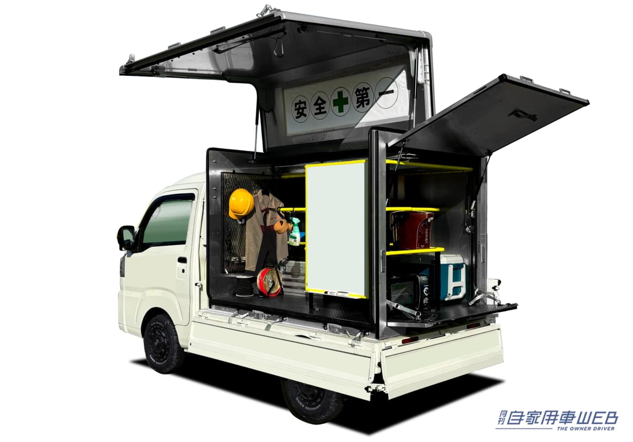 |仕事のクルマもここまでクールになれる! ダイハツ・アトレー WILDRANGER2【華も実もある、本気カスタム車 東京オートサロンで披露】