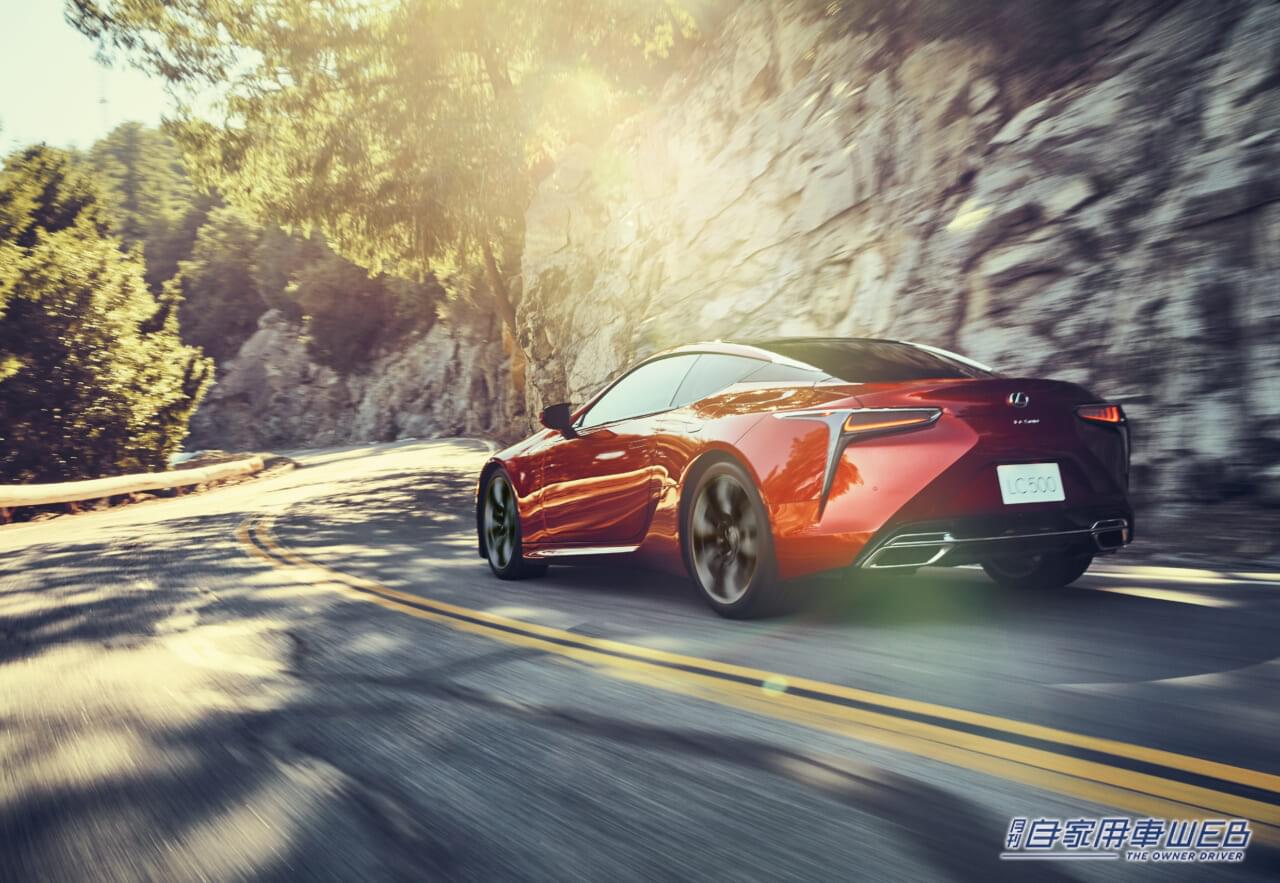 レクサス、LCの一部改良を発表 1月6日より発売開始