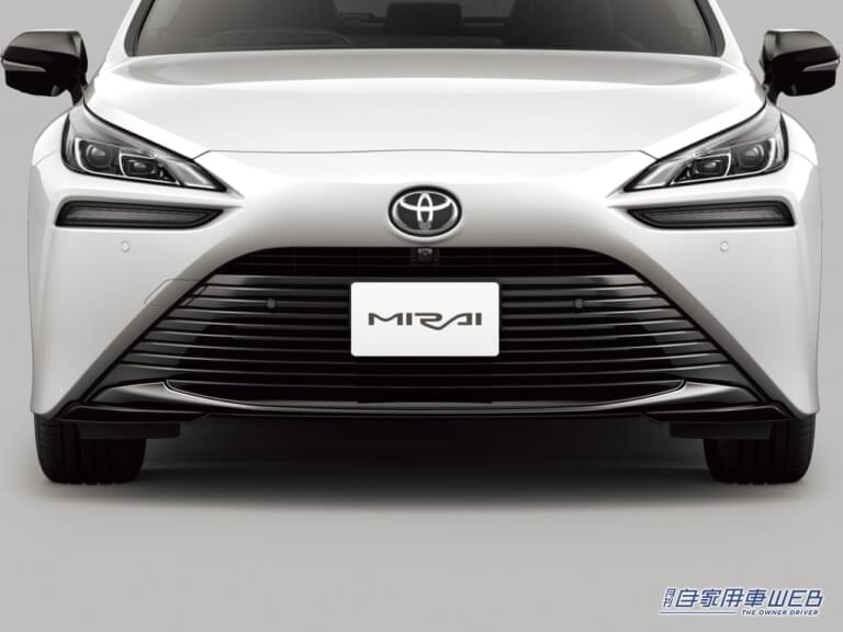 トヨタMIRAI Z ブラックパッケージ|フロントグリル|トヨタの水素燃料車「MIRAI」が一部改良【Z“Advanced Drive”/Z/Gにグレード統合】