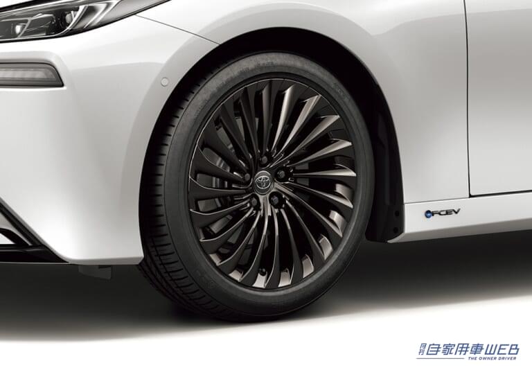 トヨタMIRAI Z ブラックパッケージ|アルミホイール|トヨタの水素燃料車「MIRAI」が一部改良【Z“Advanced Drive”/Z/Gにグレード統合】