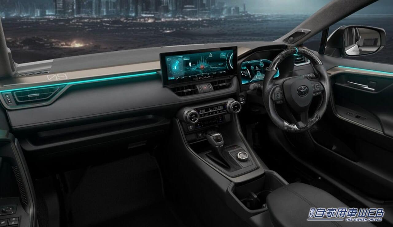 |「いいじゃん!」「街で乗ってみたい」とてもスタイリッシュ、存在感抜群のRAV4カスタムを披露【豊田自動織機・東京オートサロン2025出展概要】