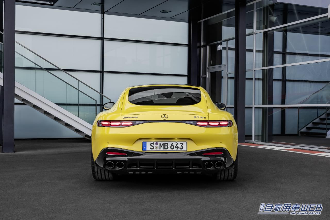 Mercedes-AMG GT 43 Coupéのリヤビュー