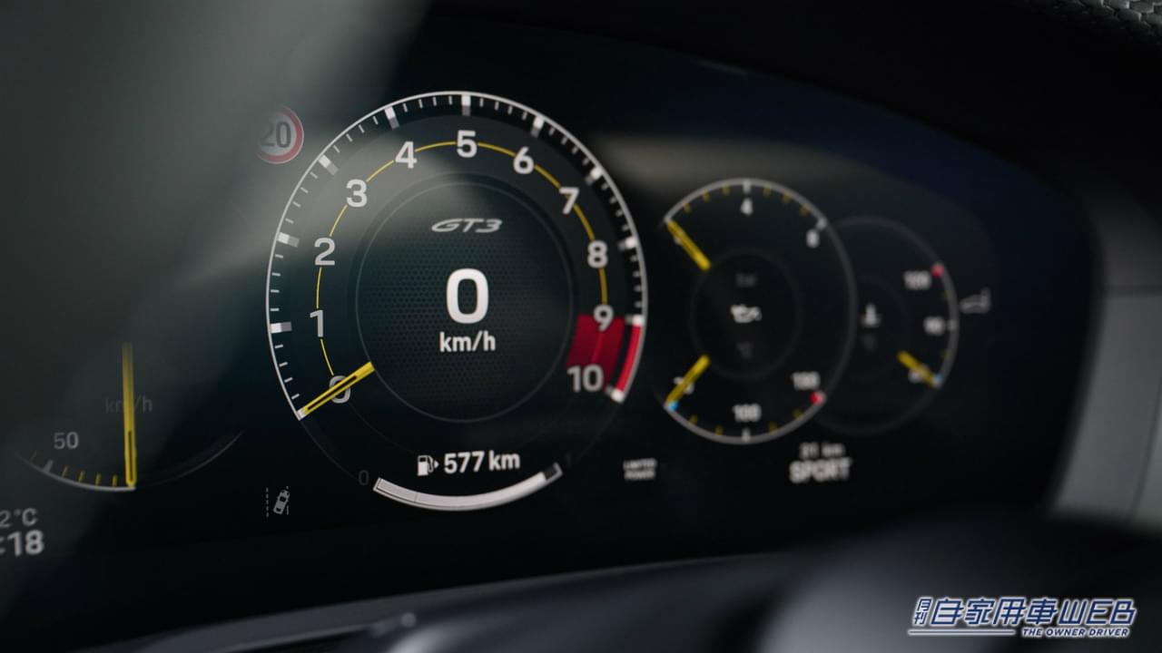 画像 No.6/22]ポルシェ 911 GT3のメーターナセル │ 「レーシング