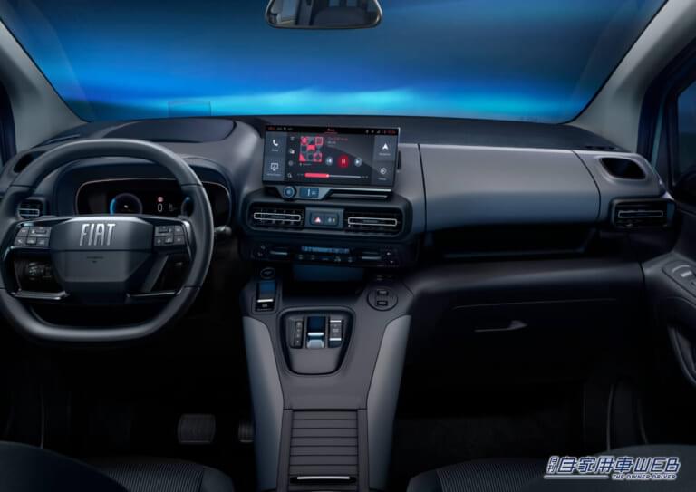 フィアット ドブロ|インパネまわり|「これなら遊べそう」「ガラスルーフが気持ちいい」フィアット ドブロ 最新モデル国内導入【80台限定版も発売】