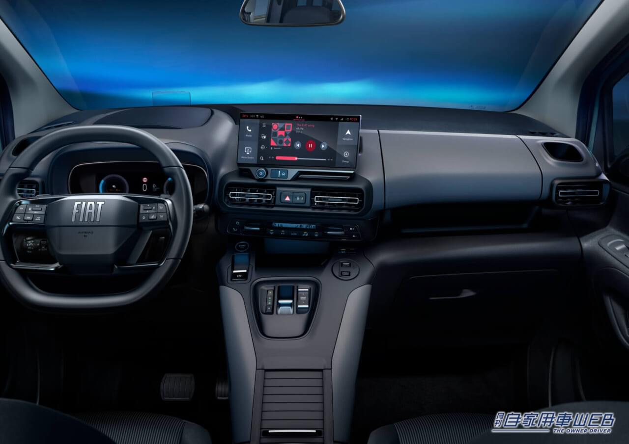 フィアット ドブロ|インパネまわり|「これなら遊べそう」「ガラスルーフが気持ちいい」フィアット ドブロ 最新モデル国内導入【80台限定版も発売】