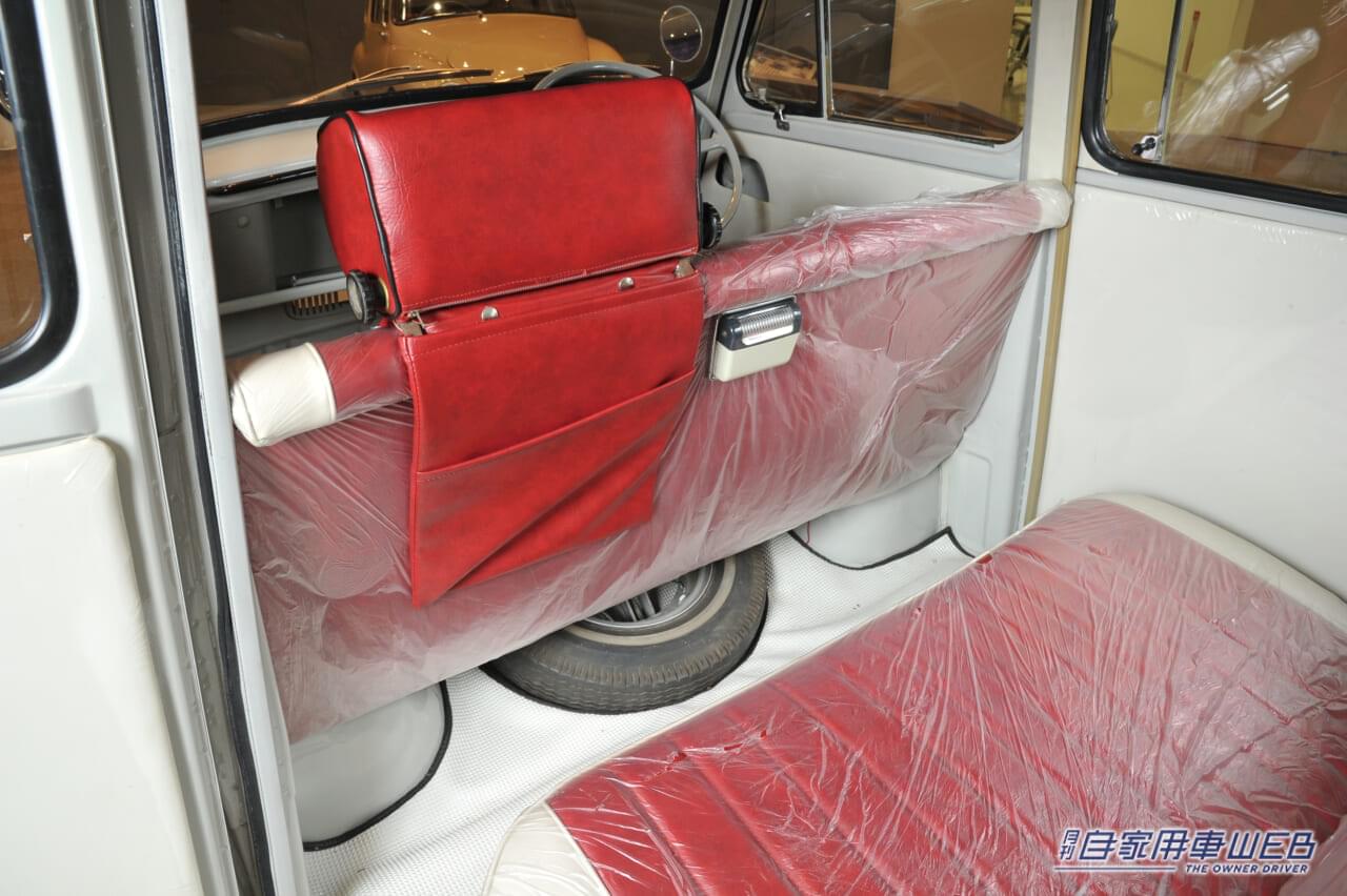 スバル|初代サンバー|車内|「えっ…めっちゃかわいい」65年前のスバル車。癒し系デザインで多くの人に愛された。真横から見るととある形が浮かび上がる…大ヒットモデルを紹介