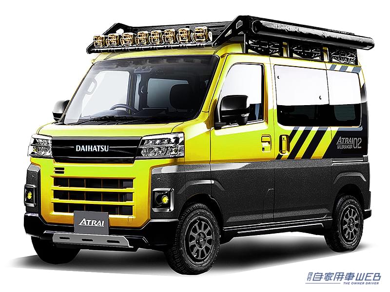 |仕事のクルマもここまでクールになれる! ダイハツ・アトレー WILDRANGER2【華も実もある、本気カスタム車 東京オートサロンで披露】