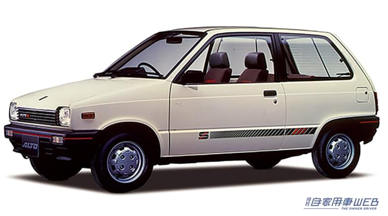 2代目アルト|「カタナ、ハヤブサ…」武闘派スズキ、ダイハツに売られた喧嘩…キッチリ買う。軽自動車でプロドライバーをぶっちぎる。なるほど「敵わないわけだ…」