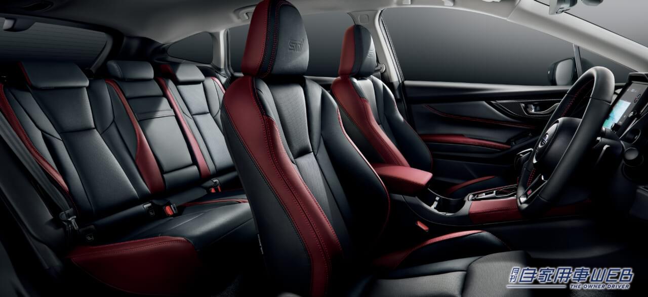 スバル レヴォーグ STI Sport Black Interior Selection|「ブラックレザーでイメージ一新」「定番ワゴンの新フラッグシップ」スバル レヴォーグ特別仕様車「STI Sport R-Black Limited」【同時に一部改良も実施】