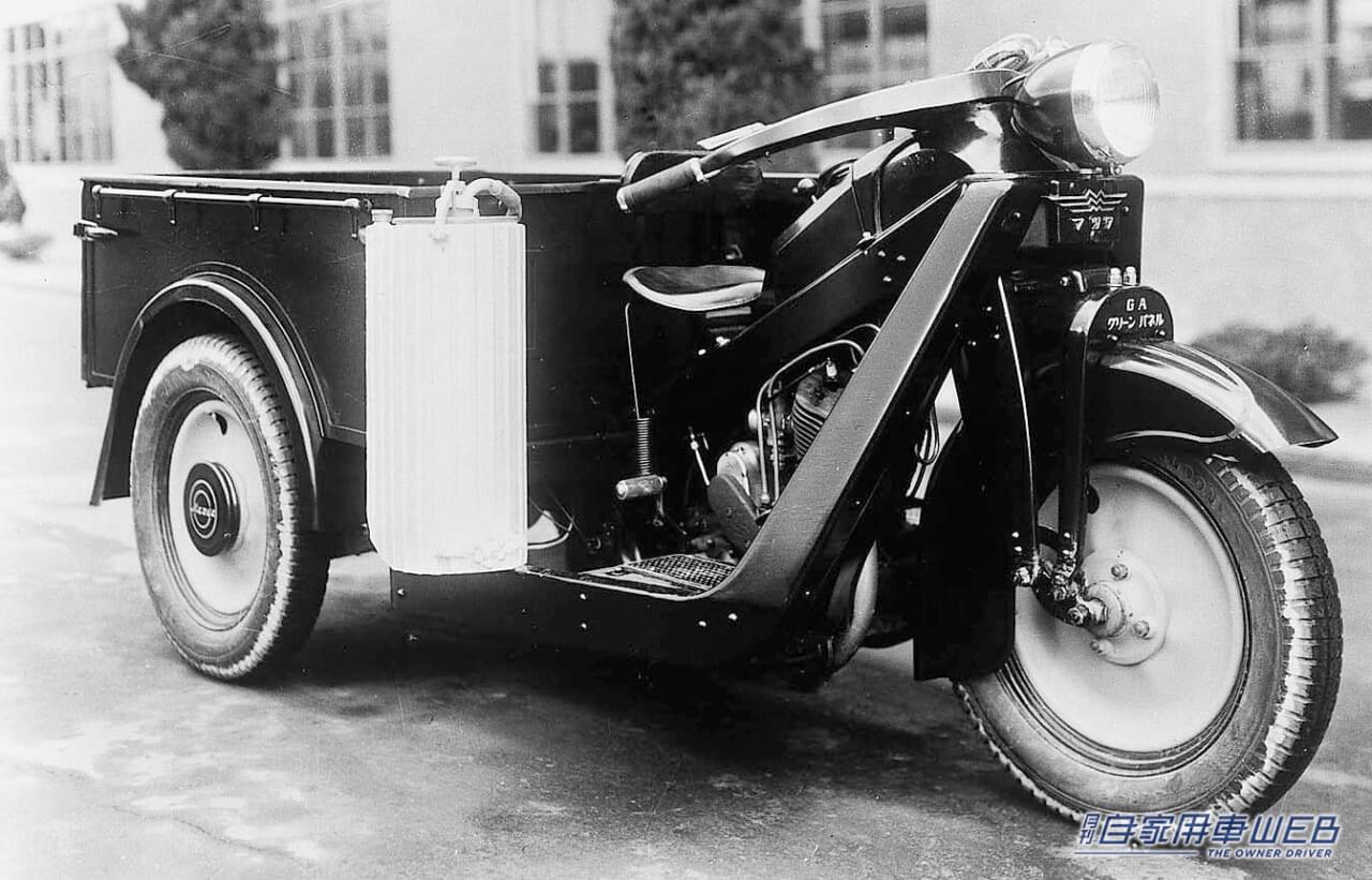 GA型(1938年)|原爆の投下、焼け野原となった広島。終戦からわずか4ヶ月で生産を再開。戦火に翻弄された三輪トラック。