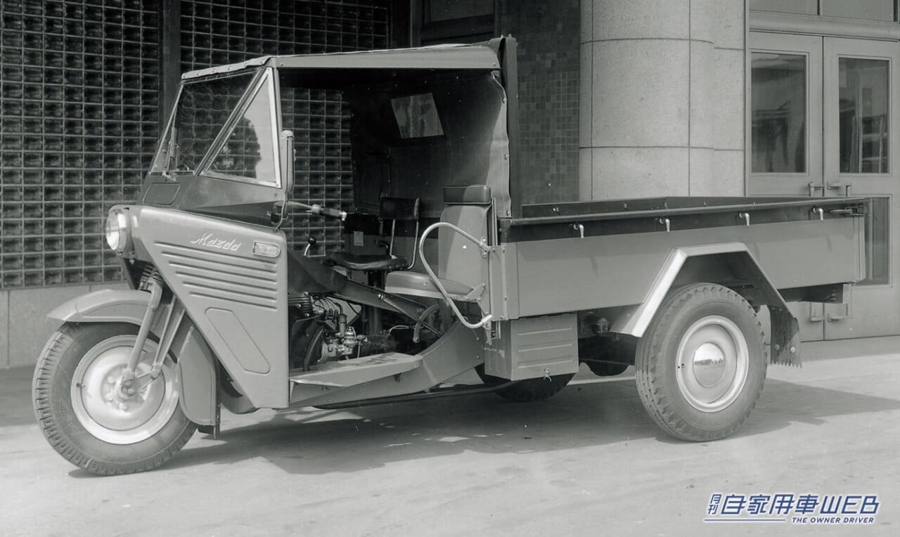 CLY型(1953年)|原爆の投下、焼け野原となった広島。終戦からわずか4ヶ月で生産を再開。戦火に翻弄された三輪トラック。