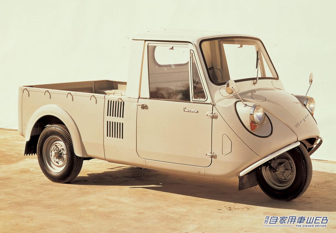 K360型(1959年)|原爆の投下、焼け野原となった広島。終戦からわずか4ヶ月で生産を再開。戦火に翻弄された三輪トラック。