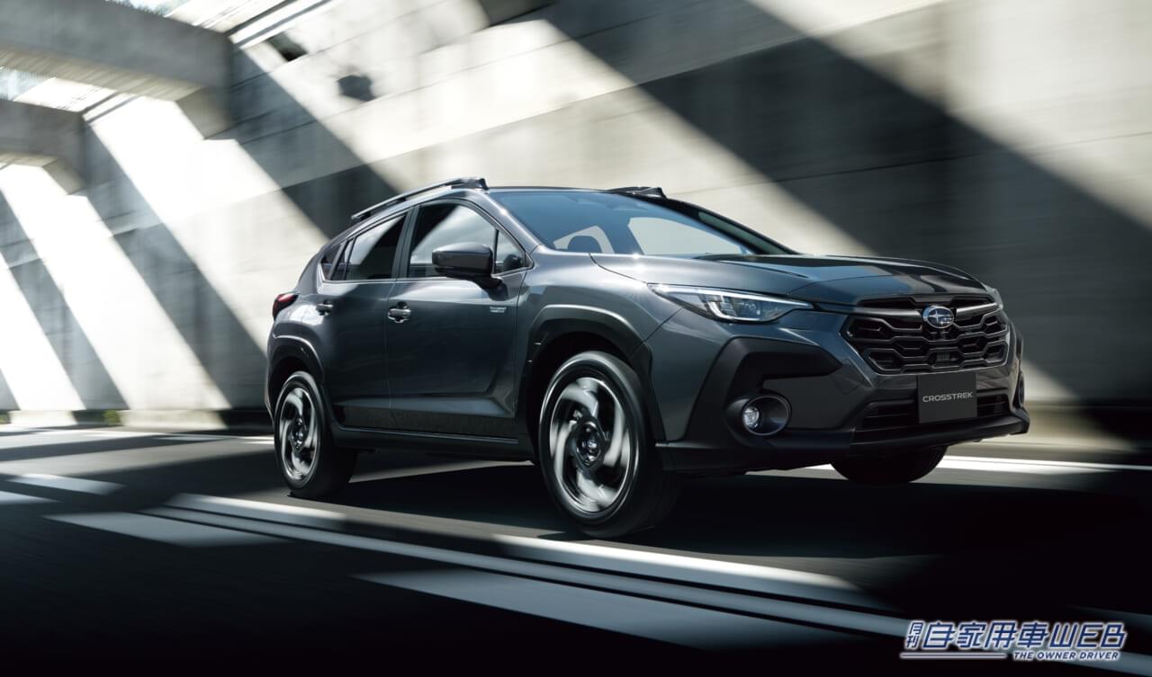 |「下剋上は明らか」「小さな上級コンパクトSUVが誕生」 クロストレックに、国内スバル初となるストロングハイブリッド搭載車を設定 【動力性能&燃費性能の向上に加えて、内装&装備充実の贅沢なプレミアムモデルが登場】