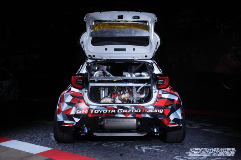 GRヤリスMコンセプト|ミッドシップGRヤリス爆誕! 開発中2Lターボでスーパー耐久に参戦「コレ何になるの!?」「もしかしてあのセ○カとか!?」【オートサロン2025】
