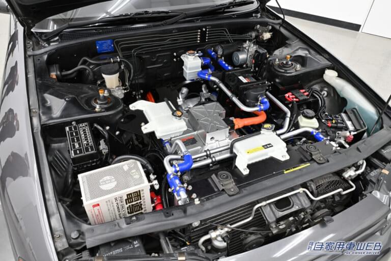 日産スカイラインGT-R(R32)EVコンバージョン|GT-RのEVコンバージョンモデル、鮮烈デビュー「伝説のクルマが電気自動車として復活!?」【オートサロン2025】