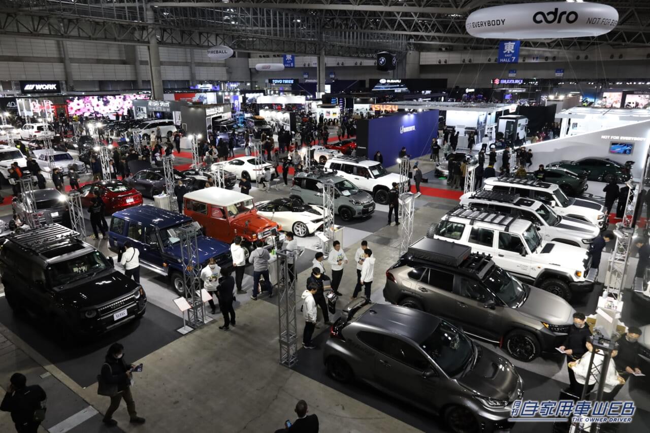 東京オートサロン2025の会場の様子。|「コレがトヨタ車…?」「めっちゃカッコいいじゃん」イカついデザインが最高!「ランクルよりも目立つこと間違いなし」の車両を紹介
