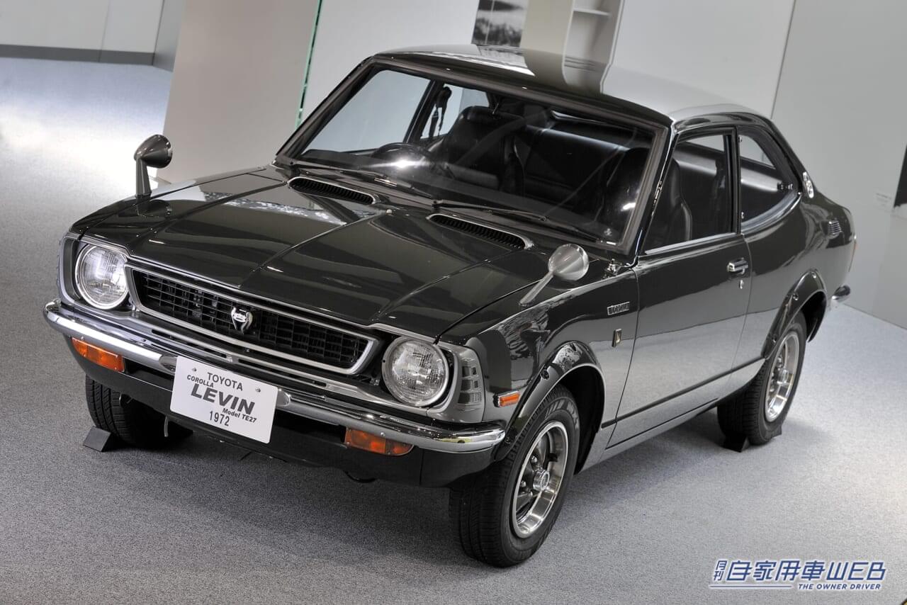 トヨタの、初代カローラレビン|「金持ちおじに大人気だった」狙いは大成功。豪華で女性ウケも良好。バブル時代に一世を風靡したトヨタのスペシャリティクーペ