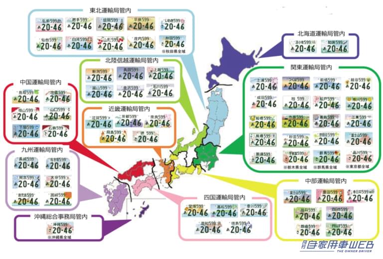 地方版図柄入りナンバープレート