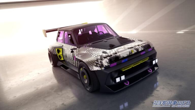 ルノー5ターボ3Eドリフトバージョン|「蘇るロケットマシン」電動時代でもルノーの主役を譲らない、伝説の再来「5ターボ3E」