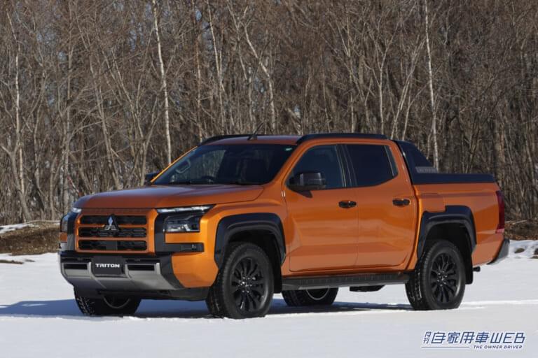 三菱トライトン|とにかく曲がってくれる! 三菱トライトン「雪道はまさに大好物」ガチ勢すら唸らせる走破力を再確認