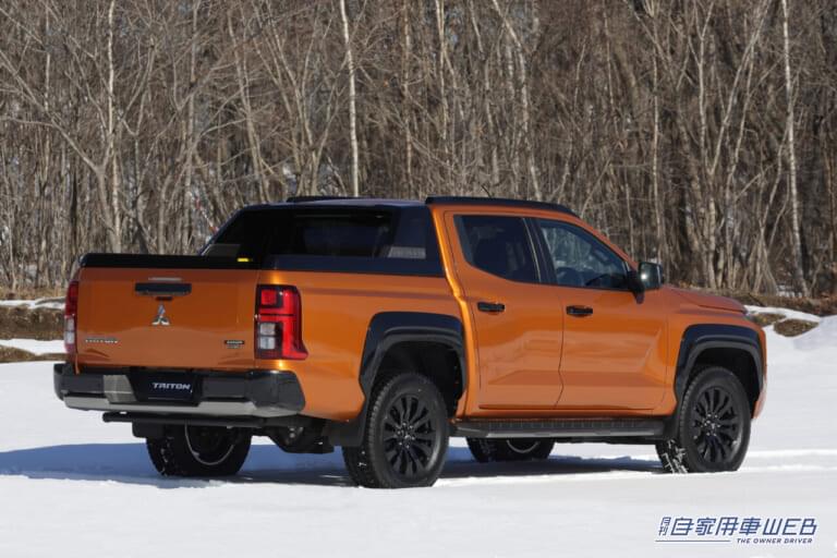 三菱トライトン|とにかく曲がってくれる! 三菱トライトン「雪道はまさに大好物」ガチ勢すら唸らせる走破力を再確認