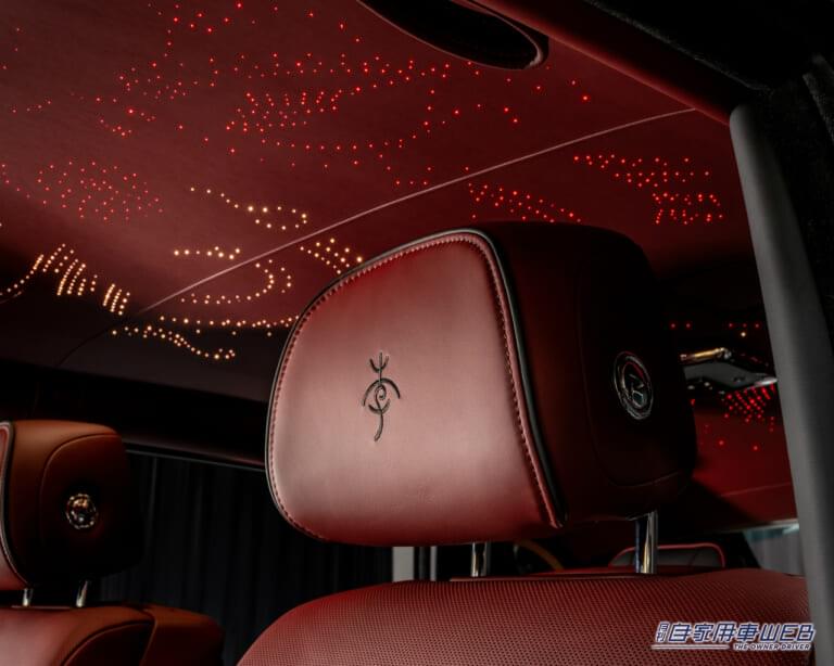 ロールスロイス ファントム ドラゴン|ヘッドレスト|「天井にドラゴン?!」ロールスロイス ファントムの特注モデルは、もはや“走る芸術品”だった件【最新モデル3台を紹介】