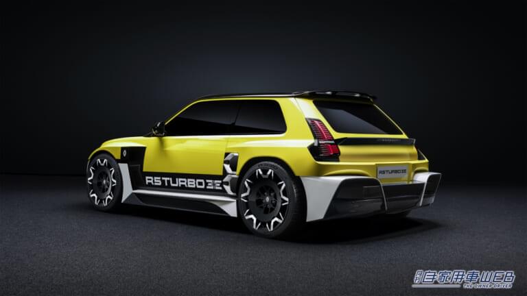 ルノー5ターボ3E|「蘇るロケットマシン」電動時代でもルノーの主役を譲らない、伝説の再来「5ターボ3E」