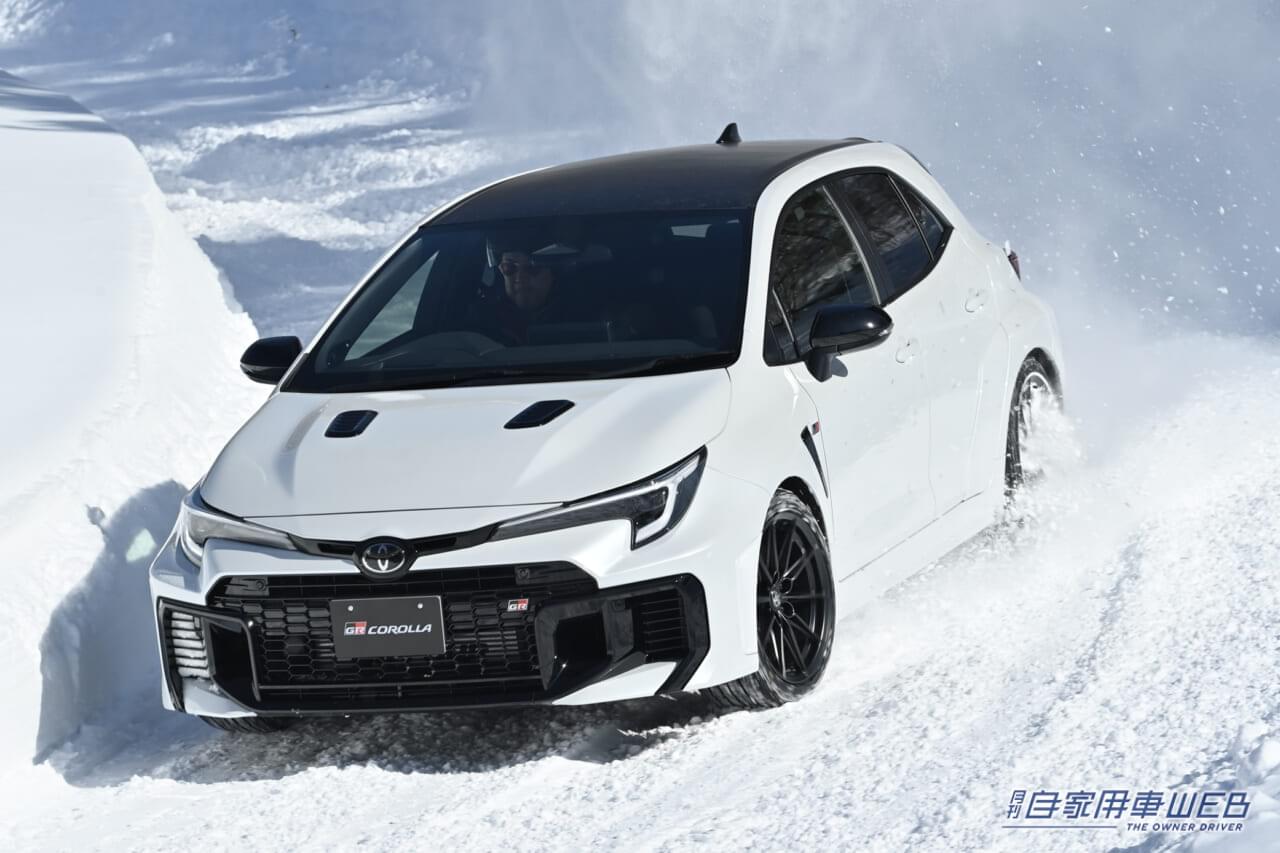 |雪上ドライブで強く実感! 最新GRカローラ試乗【ハンドリングの小気味よさが大幅アップ】